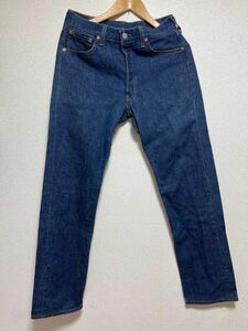 Levi’s リーバイス 501 90s アメリカ製 W31 L34 濃紺 送料無料 