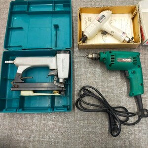 す607 工具まとめ マキタ makita エアカッター AT425 エアコンパクト ドライバ AD600 6.5mm 高速ドリル M608 大工道具