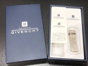 未使用 GIVENCHY ジバンシィ ジバンシー 9000 ローラーガスライター シルバー×ゴールド 着火未確認 喫煙グッズ 喫煙具 現状品 CA042000