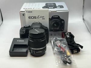 ★極上品★ キャノン CANON EOS Kiss X3 18-55 IS レンズセット《ショット数4011回》★電池 充電器 ストラップ 元箱 取説★#1228#4070#A71