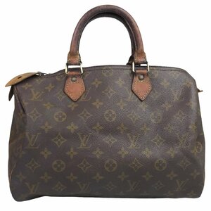 【1円～】 ルイヴィトン LOUIS VUITTON バッグ ハンドバッグ スピーディ30 M41526 モノグラム レザー ブラウン ゴールド 中古