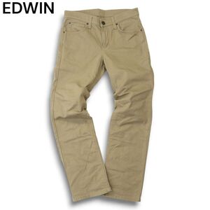 EDWIN エドウィン 03GR GOLD RUSH★ 通年 ストレッチ ストレート デニム パンツ ジーンズ Sz.30　メンズ ベージュ　A4B05272_A#R