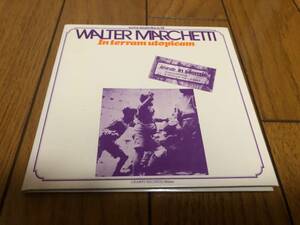 WALTER MARCHETTI - IN TERRAM UTOPICAM 石の赴くままに CD / 日本盤 紙ジャケット仕様