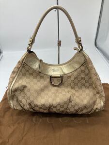 △ GUCCI GGキャンバス ハンドバッグ ショルダーバッグ 肩掛け　189833 グッチ