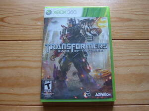 【未使用】　XBOX360　TRANSFORMERS　DARK OF THE MOON　海外版　北米版