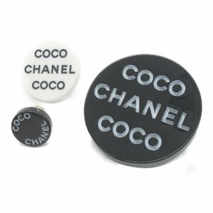 シャネル ココシャネル ピンブローチ 3点セット ブランドオフ CHANEL プラスチック ブローチ メッキ/プラスチック 中古 レディース