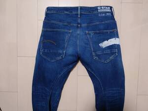 G-STAR RAW♪ARC 3D SLIM WOKKIE AW♪Elto Pure Stretch DNM♪Antic Faded Baum Blue♪ジースター♪W34 L32♪D17712 C052 B817