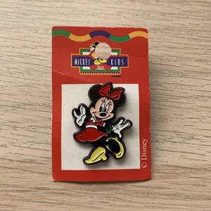 MICKEYforKIDS ミニーマウスのピンバッジ ディズニー★美品