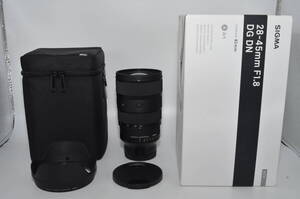 241168★ほぼ新品★シグマ(Sigma) 28-45mm F1.8 DG DN ライカLマウント用 Artライン フルサイズ 交換レンズ