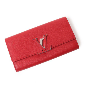 （新品・未使用品）ルイ ヴィトン LOUIS VUITTON パルナセア ポルトフォイユ カプシーヌ 二つ折り長財布 ルビー レッド 赤 M61471 箱付