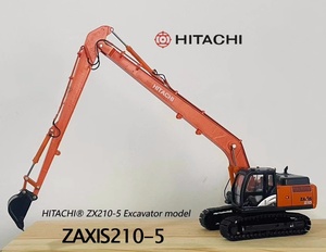 送料無料★HITACHI ZAXIS ZX210-5拡張アームショベル1/50 extended arm excavator