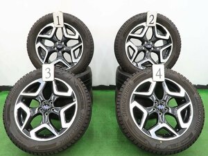 4本 スバル XV GT 純正 18インチ 7J +55 スタッドレス ブリヂストン ブリザック DM-V3 2022年 225/55R18 フォレスター SJ アウトバック BR