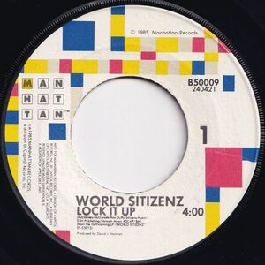 World Sitizenz Lock It Up / Tingle Manhattan US B50009 203411 ROCK POP ロック ポップ レコード 7インチ 45