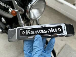 訳あり 最安値! ゼファー400χ Kawasakiエンブレム カワサキ三ッ又 デカール メッキパーツZR400 1100 750 カイX改 Z400FX Z900 ZRXバリオス