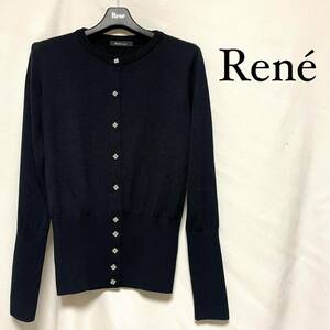 ★美品・ほぼ未使用★ ルネ Rene ニット カーディガン