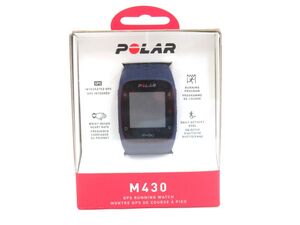 AH 4-4 ポラール POLAR GPS ランニングウォッチ 紺 M430 MODEL-2P 起動確認済 心拍計 防水 充電コード欠品