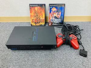 【YYD-3786IR】SONY playstation2 プレイステーション2 SCPH-15000 付属品あり 動作確認済み ゲームカセット２本セット 中古品