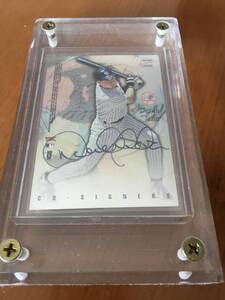 【名作】【Derek Jeter/ Andy Pettitte】1997 Topps Stadium Club Co-Signers Auto　極厚ネジホ付