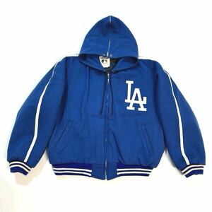 XL 激レア 80s LA Dodgers フード付き スタジャン パーカー フーディー USA製 PYRAMID MLB 80年代 ロサンゼルス ドジャース 大谷翔平 90s