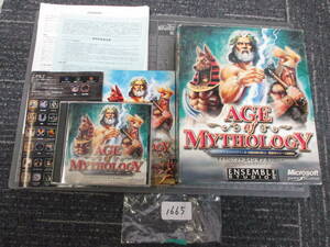 1665　　AGE of MYTHOLOGY[完全日本語版](中古品)Windows 98/Me/2000/XP メンテナンス前提　　