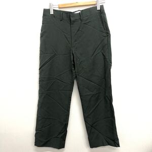 【marka】マーカ★パンツ ボトムス サイズ2 グリーン M21B-02PT01C STRAIGHT FIT TROUSERS ストレート 12