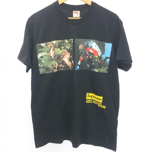 【中古】Supreme JUNYA WATANABE COMME des GARCONS MAN 21AW Nature Tee M　ブラック　シュプリーム　コムデギャルソン　ジュンヤワタナベ