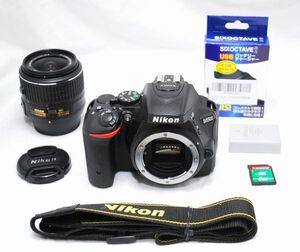 【超美品・SDカード付き】Nikon ニコン D5500 AF-S DX NIKKOR 18-55mm f/3.5-5.6 G VR Ⅱ