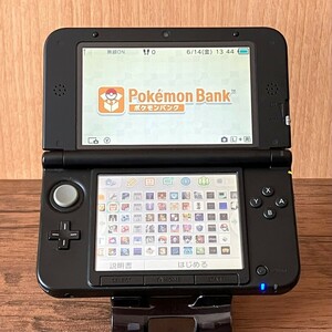 ニンテンドー3DS LL シルバー×ブラック ポケモンバンク ポケムーバー VC ファイアーエムブレム インビジブルキングダム ダウンロード