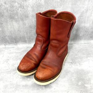 激レア 送料無料 96年製 レッドウィング REDWING 緑犬タグ 866 US7 25cm ペコスブーツ PECOS BOOTS 90年代 USA製 90s USED品