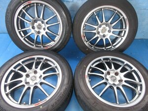 ENKEI GTC01 7J+45 215/55R17 4本セット