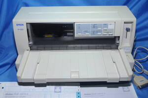 美品）即納）EPSON VP-2300 ドットプリンター 　LAN付属　USB変換ケーブル付属