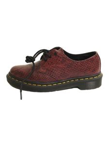 Dr.Martens◆ドレスシューズ/UK4/ボルドー/1461/3ホール/パイソン