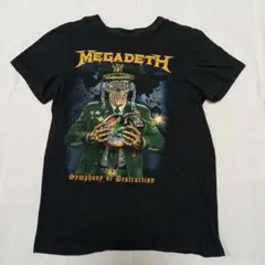 メガデス ヴィンテージTシャツ ブラック サイズM MEGADETH バンT