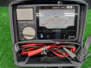 中古品 日置 HIOKI アナログメグオーム ハイテスタ IR4031