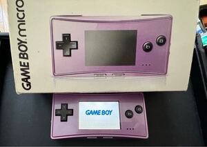 美品Nintendo GAMEBOY micro ゲームボーイミクロ パープル