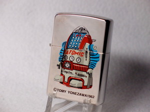 絶版品 新品ZIPPO 1997年ROBOTシリーズ★TOMY YONEZAWA 1962★人気シリーズ/ブリキロボットデザイン/入手困難/コレクタブルアイテム