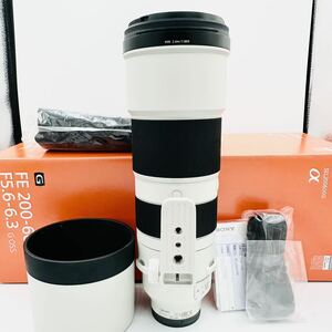 【ほぼ新】SONY(ソニー) 超望遠ズームレンズ フルサイズ FE 200-600mm F5.6-6.3 G OSS SEL200600G