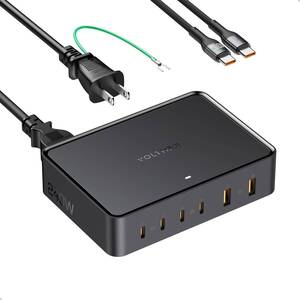 送料無料★VOLTME PD 充電器 合計240W 6ポート 卓上 急速充電器【USB-C×4 & USB-A×2 単ポート140W高出力】6台同時充電 Revo 240