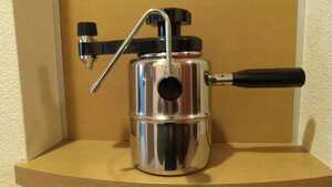エスプレッソ カプチーノ メーカー ファイヤーサイド　FIRE SIDE アウトドア　キャンプ　蒸気圧式 コーヒー マシーン　ステンレス　カフェ
