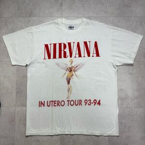 NIRVANA IN UTERO ニルヴァーナ tee Tシャツ