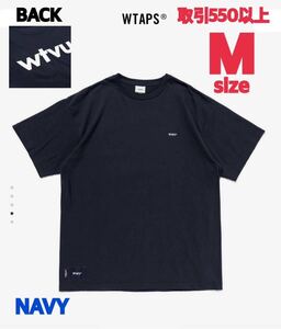 WTAPS 2024SS WTVUA SS TEE NAVY Mサイズ ダブルタップス SIGN ACADEMY COLLEGE 半袖 Tシャツ T-SHIRTネイビー MEDIUM