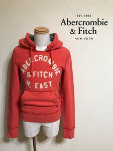 Abercrombie & Fitch アバクロンビー&フィッチ スウェット ジップパーカー ダメージ加工 トップス ジャケット サイズS 長袖