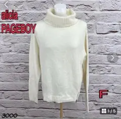 ☆9916T☆ alicia PAGEBOY セーター