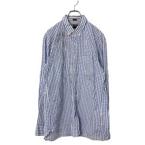 J.CREW チェックシャツ Lサイズ ジェイクルー 青 白 古着卸 アメリカ仕入 a503-5899