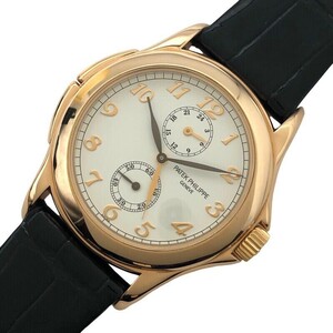 パテック・フィリップ PATEK PHILIPPE カラトラバ　トラベルタイム 5134R-001 K18PG 腕時計 メンズ 中古