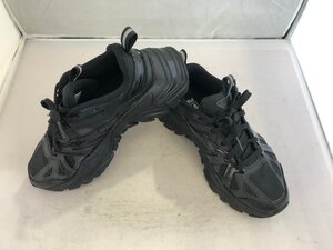 【FILA】フィラ　エレクトローブ　レディス　ボリュームソールスニーカー　ブラック　レザー×合成繊維　25cm　SY02-GOW