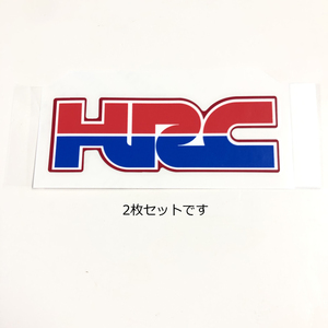 〇 ホンダ ＨＲＣ 純正 デカール 赤ふちどり 抜き文字 2枚セット