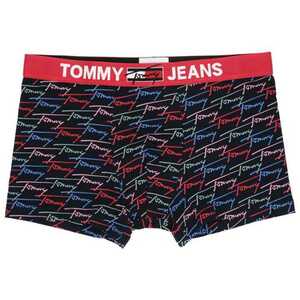 TOMMY HILFIGER トミーヒルフィガー TOMMY JEANSトミージーンズ オーガニックコットン 前閉じ ボクサーパンツ 53312181 シグニチャー M