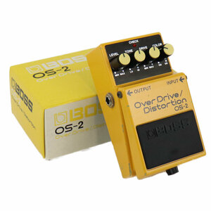 【中古】オーバードライブ ディストーション エフェクター BOSS OS-2 OverDrive Distortion ギターエフェクター