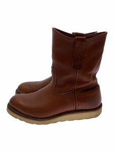 RED WING◆ペコスブーツ・ペコスブーツ/US7.5/レザー/トゥ部分僅かに汚れ/僅かな型崩れ